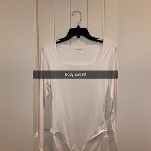 White old navy bodysuit